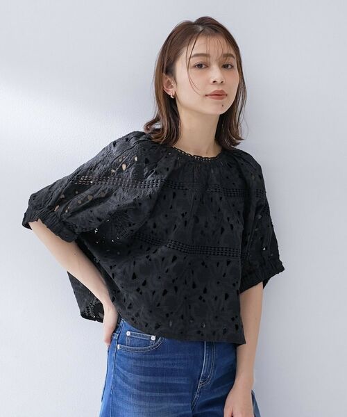 UNTITLED / アンタイトル シャツ・ブラウス | 【TORRAZZO DONNA】カットワークレーストップス | 詳細8