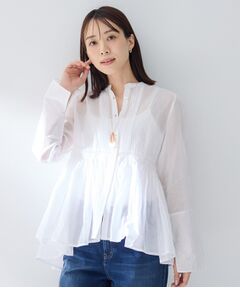 UNTITLED / アンタイトル シャツ・ブラウス | 【MARILYN MOON】シアーレースブラウス