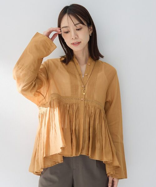 UNTITLED / アンタイトル シャツ・ブラウス | 【MARILYN MOON】シアーレースブラウス | 詳細10