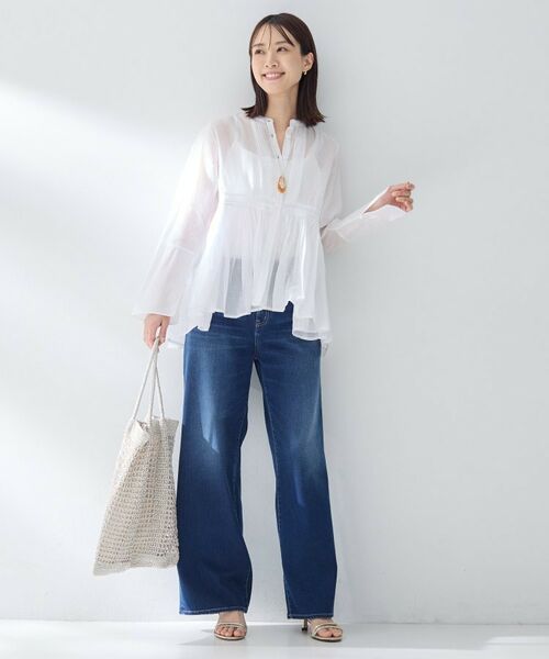 UNTITLED / アンタイトル シャツ・ブラウス | 【MARILYN MOON】シアーレースブラウス | 詳細3