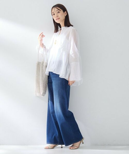 UNTITLED / アンタイトル シャツ・ブラウス | 【MARILYN MOON】シアーレースブラウス | 詳細4