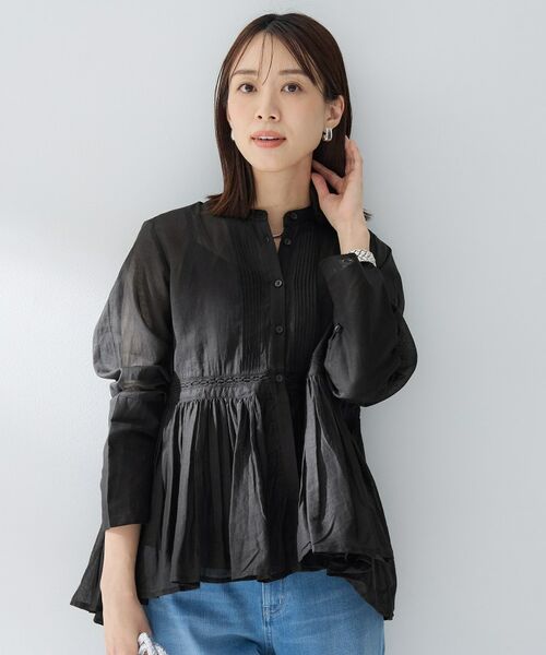 UNTITLED / アンタイトル シャツ・ブラウス | 【MARILYN MOON】シアーレースブラウス | 詳細6