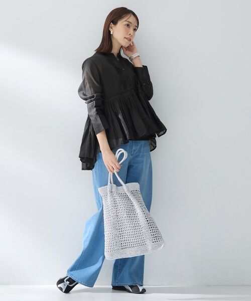 UNTITLED / アンタイトル シャツ・ブラウス | 【MARILYN MOON】シアーレースブラウス | 詳細8