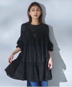 UNTITLED / アンタイトル シャツ・ブラウス | 【Audrey and John Wad】エンブロイダリーチュニックドレス