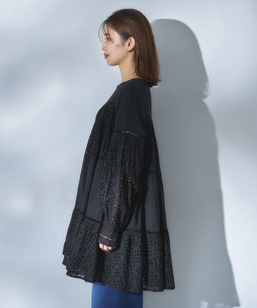 UNTITLED / アンタイトル シャツ・ブラウス | 【Audrey and John Wad】エンブロイダリーチュニックドレス | 詳細11