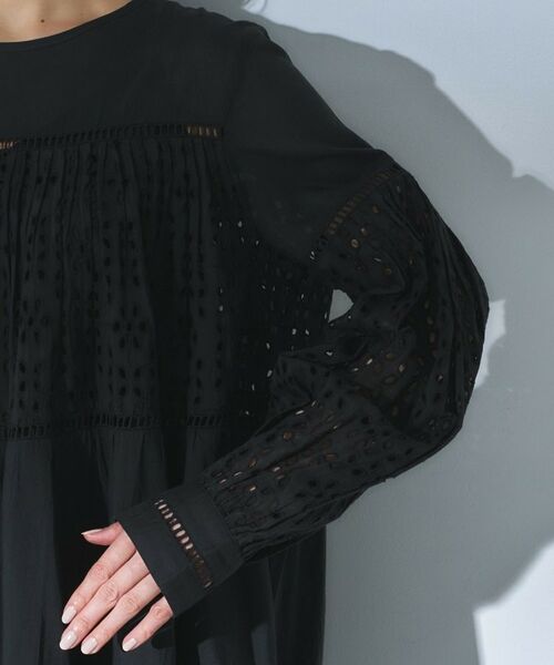 UNTITLED / アンタイトル シャツ・ブラウス | 【Audrey and John Wad】エンブロイダリーチュニックドレス | 詳細15