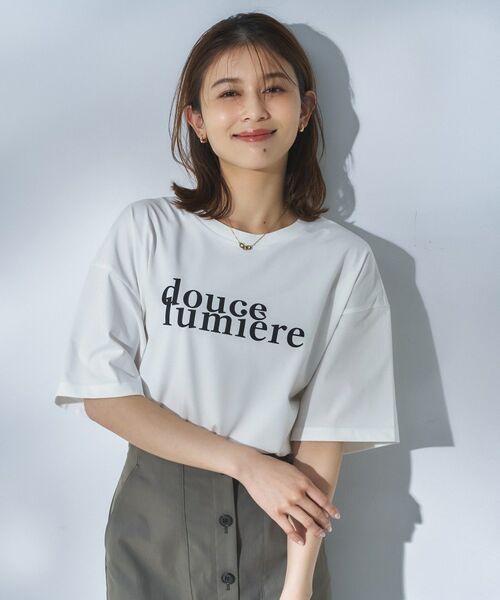 UNTITLED / アンタイトル Tシャツ | コットンロゴTシャツ（ホワイト(101)）