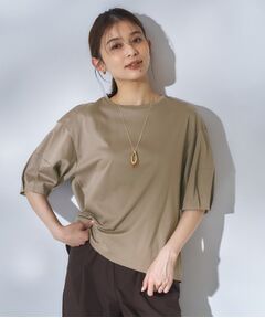 UNTITLED / アンタイトル カットソー | 【汗染み防止機能付き】ランタンスリーブプルオーバー