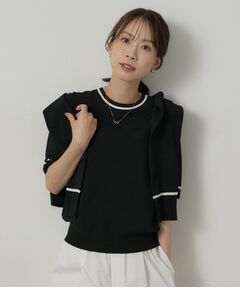 UNTITLED / アンタイトル ニット・セーター | 【アンサンブル可能】コンパクト5分袖ニット