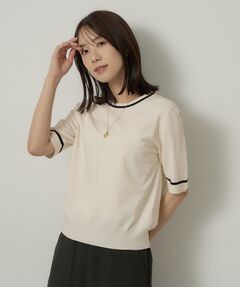 UNTITLED / アンタイトル ニット・セーター | 【アンサンブル可能】コンパクト5分袖ニット