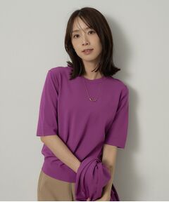 UNTITLED / アンタイトル ニット・セーター | 【アンサンブル可能】コンパクト5分袖ニット