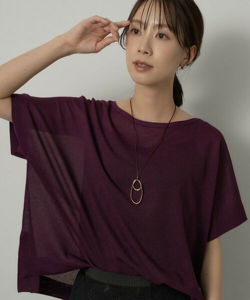 UNTITLED / アンタイトル ニット・セーター | 【アンサンブル可】Tシャツ風ニットトップス | 詳細14