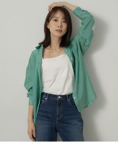 UNTITLED / アンタイトル シャツ・ブラウス | シルキータッチシアーシャツ