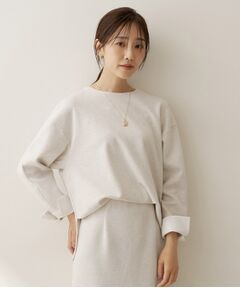 UNTITLED / アンタイトル カットソー | 【セットアップ可能】袖口シャツドッキングプルオーバー