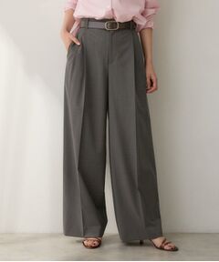 UNTITLED / アンタイトル パンツ | ウーステッドワイドシルエットパンツ