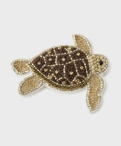 UNTITLED / アンタイトル ブローチ・コサージュ | 【CITRUS】ビーズブローチ TURTLE | 詳細1