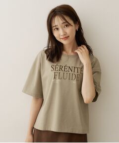 UNTITLED / アンタイトル Tシャツ | ベロアプリントロゴT
