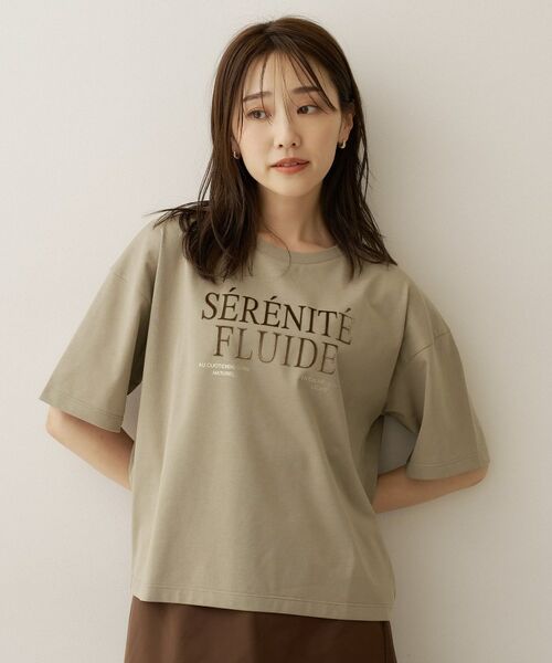 UNTITLED / アンタイトル Tシャツ | ベロアプリントロゴT | 詳細10
