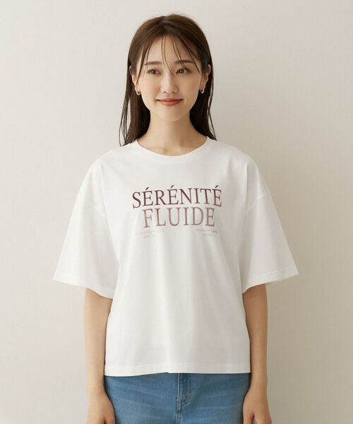 UNTITLED / アンタイトル Tシャツ | ベロアプリントロゴT | 詳細14