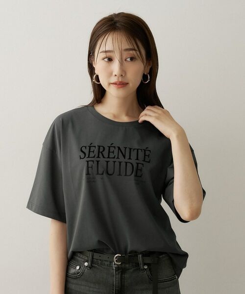 UNTITLED / アンタイトル Tシャツ | ベロアプリントロゴT | 詳細6