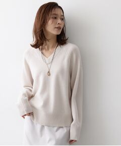 UNTITLED / アンタイトル ニット・セーター | ウールカシミヤVネックニット