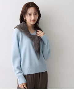 UNTITLED / アンタイトル ニット・セーター | ウールカシミヤVネックニット