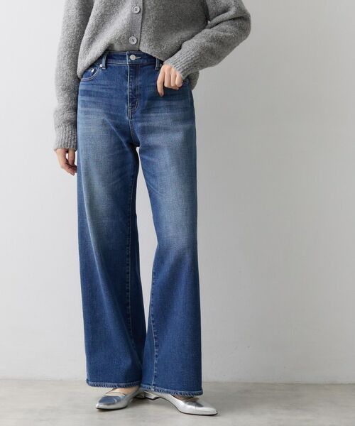 UNTITLED / アンタイトル デニムパンツ | 裏起毛 MAKE×DENIM WIDE(ブルー(093))