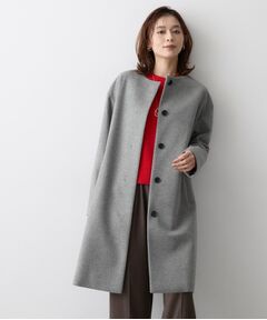 UNTITLED / アンタイトル その他アウター | ウールカシミヤノーカラーコート