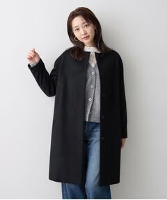 UNTITLED / アンタイトル その他アウター | ウールカシミヤノーカラーコート