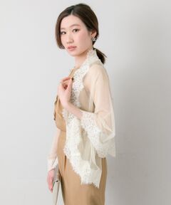 COUTURE MAISON　レーススカラップショール