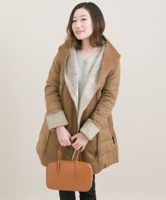 YOSOOU　FAKE MOUTON HALF COAT