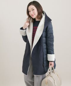 YOSOOU　FAKE MOUTON HALF COAT