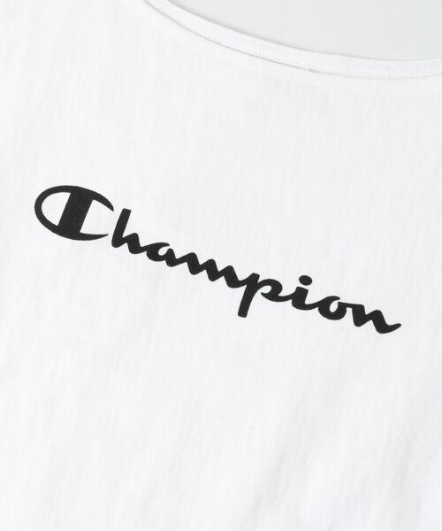 URBAN RESEARCH / アーバンリサーチ Tシャツ | Champion×UR　別注ロングスリーブロゴカットソー | 詳細15