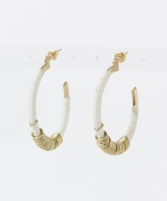 jardin　WRAPPED HOOP EARRINGS