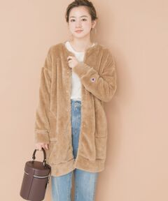 Champion×URBAN RESEARCH　別注シェルパフリースロングブルゾン