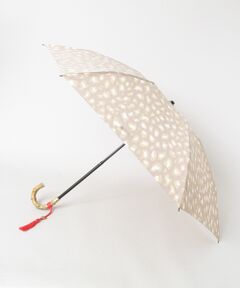 Saison Tourne Umbrella　ヒョウガラ折傘