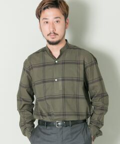 URBAN RESEARCH Tailor　チェックバンドカラー