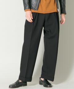 ZUBON　2Tuck Wide Trouser