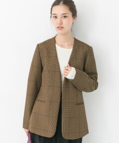 TICCA×URBAN RESEARCH　別注チェックノーカラージャケット