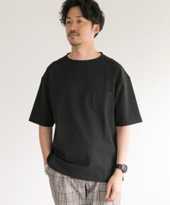 ボートネックルーズTシャツ