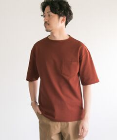 ボートネックルーズTシャツ