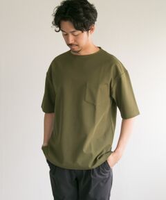 ボートネックルーズTシャツ