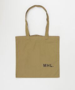 MHL.　COTTON DRILL TOTE