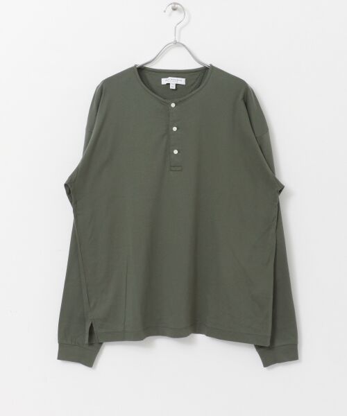 URBAN RESEARCH / アーバンリサーチ Tシャツ | SMOOTH HENLEY OVER LONG-SLEEVE T-SHIRTS | 詳細10
