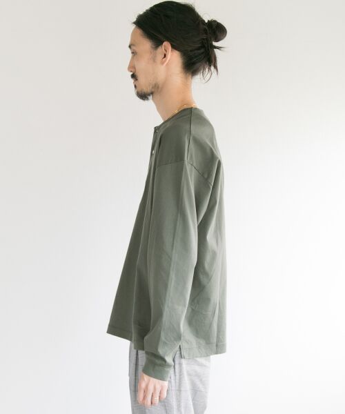 URBAN RESEARCH / アーバンリサーチ Tシャツ | SMOOTH HENLEY OVER LONG-SLEEVE T-SHIRTS | 詳細6