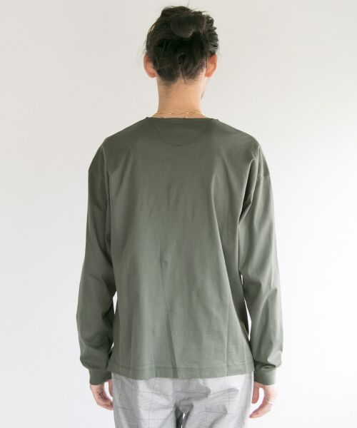 URBAN RESEARCH / アーバンリサーチ Tシャツ | SMOOTH HENLEY OVER LONG-SLEEVE T-SHIRTS | 詳細7