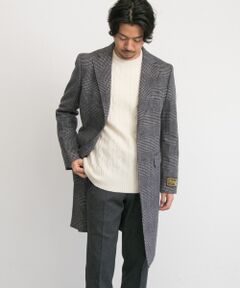 URBAN RESEARCH Tailor　ウールカシミヤグレンチェックコート