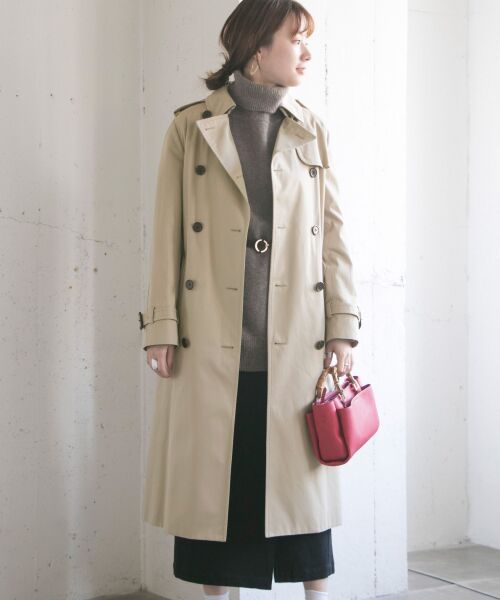 YLEVE　SUPIMA COTTON TRENCH COAT