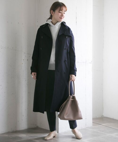 お写真本日か明日に載せます【YLEVE】SUPIMA COTTON TRENCH COAT