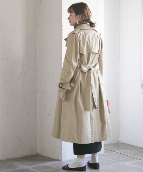 YLEVE　SUPIMA COTTON TRENCH COAT